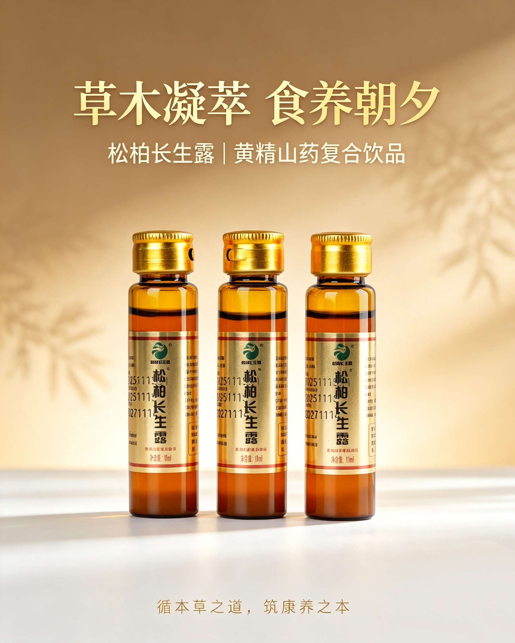 松柏长生露黄精山药复合饮品